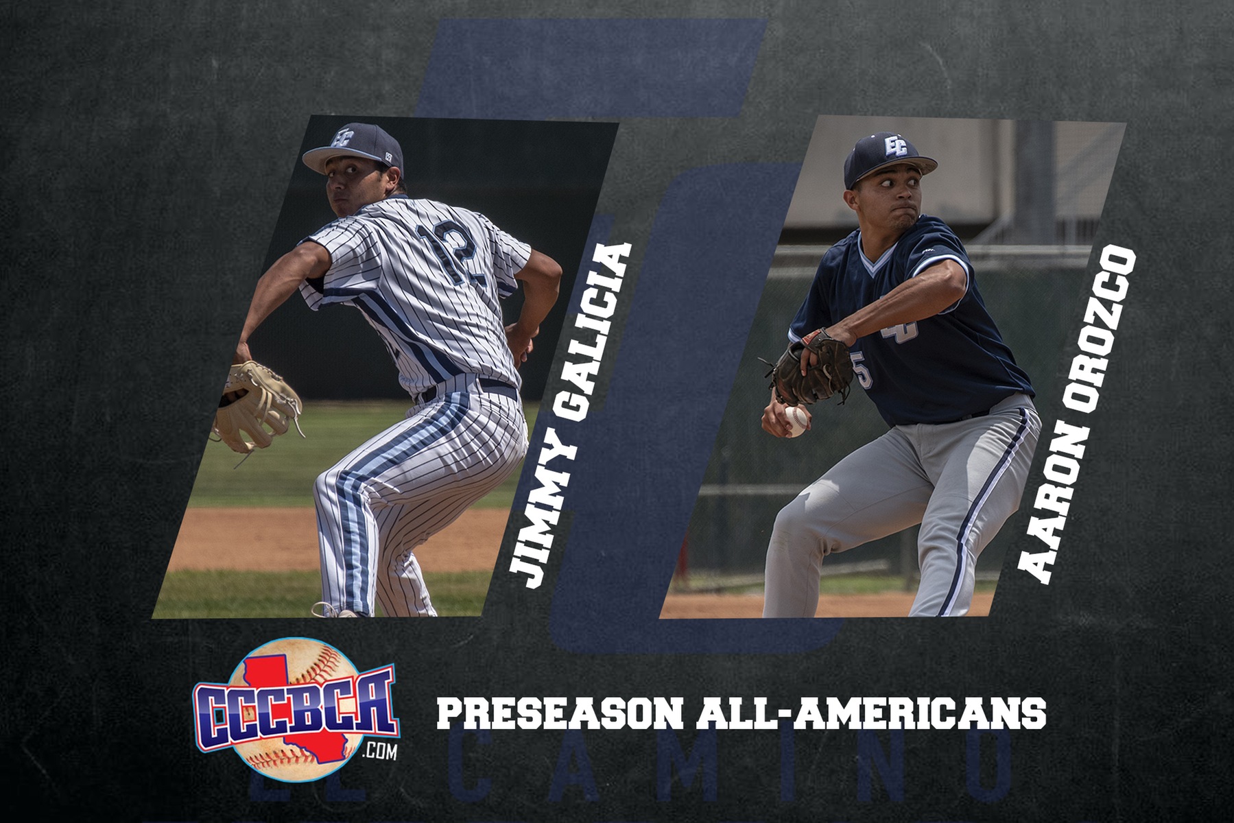 Galicia, Orozco named CCCBCA Preseason All-Americans